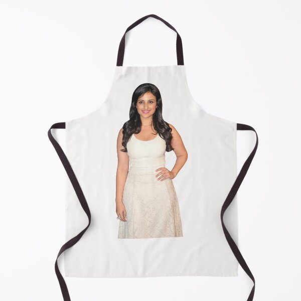 Item preview, Smiling woman wearing white sleeveless scoop, neck dress holding waist, Parineeti Chopra Bollywood Actor, Parineeti Chopra, Desi Lady designed and sold by Shop-ArtGallery.