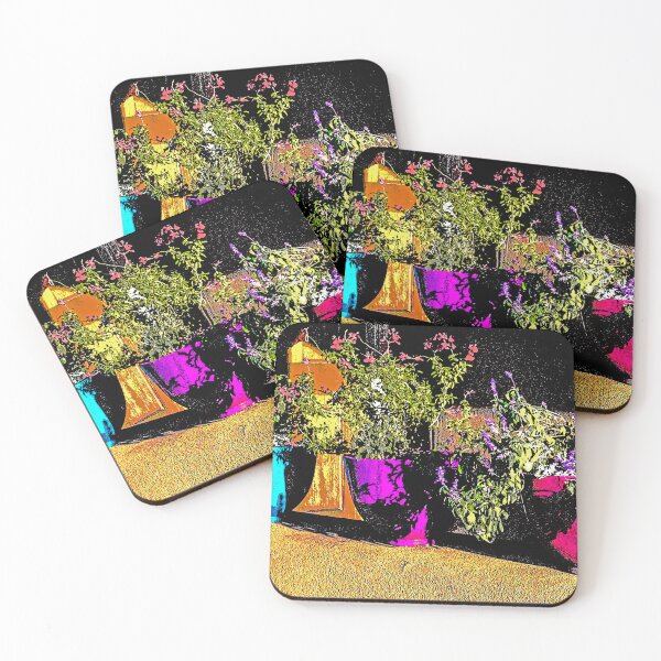 Item preview, Colorful Flower Pots in Old Mesilla, N.M. designed and sold by William E Lopez.