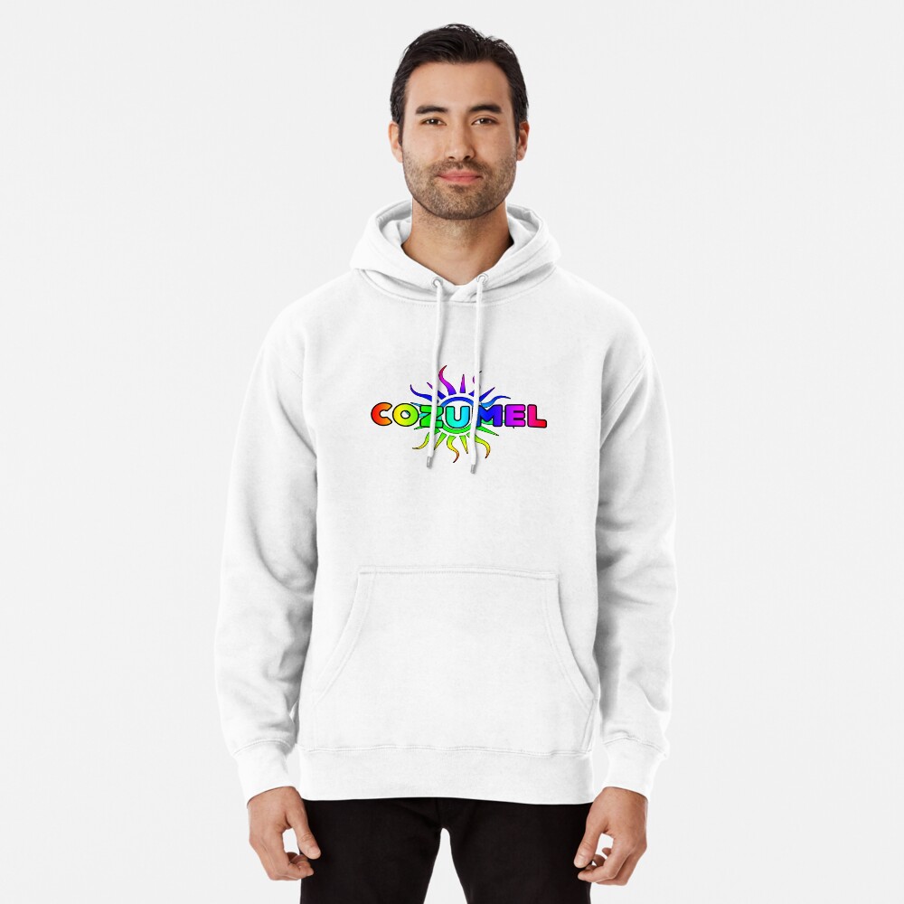 Internet sensation rainbow hot sale embroidered hoodie