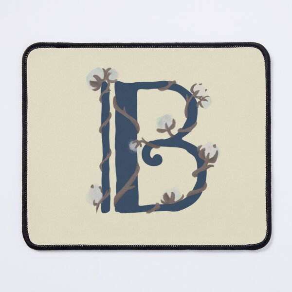 Item preview, Cotton monogram letter B designed and sold by Maelyn-Couch.