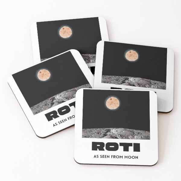 Item preview, Roti As Seen From Moon 1 | Funny Desi designed and sold by CosmicStory.