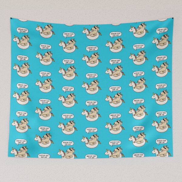 Item preview, Whatever Floats Your Goat - Goat Unicorn Pun gift designed and sold by LEFDDesigns.