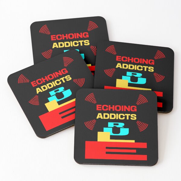 Item preview, Echoing Addicts Rule designed and sold by Apikoedesign.