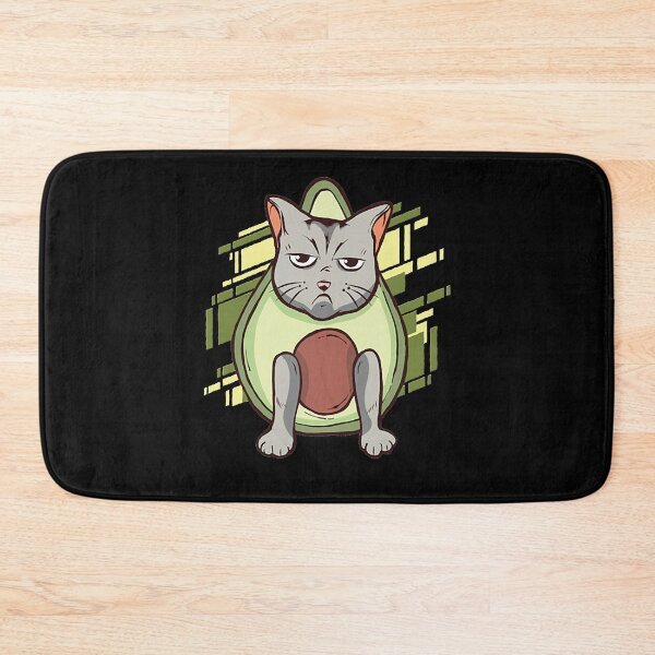 Item preview, Mens Best Grumpy Avocado Cat designed and sold by ChrisParisian85.