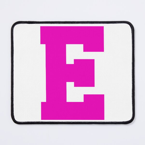 Item preview, Alphabet, Pink E, Sports letter E designed and sold by TheCultStuff.