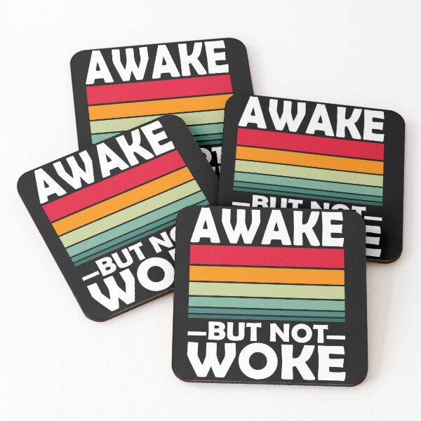 Item preview, awake but not woke designed and sold by Lily Art.