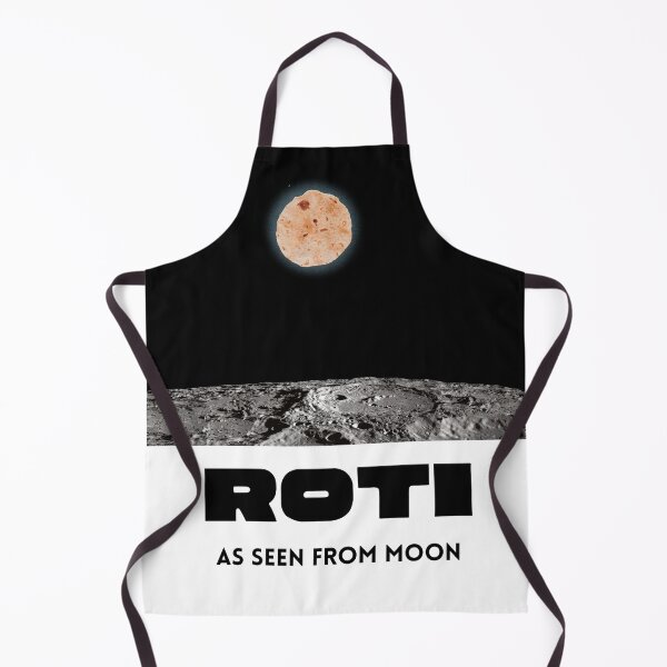 Item preview, Roti As Seen From Moon 1 | Funny Desi designed and sold by CosmicStory.
