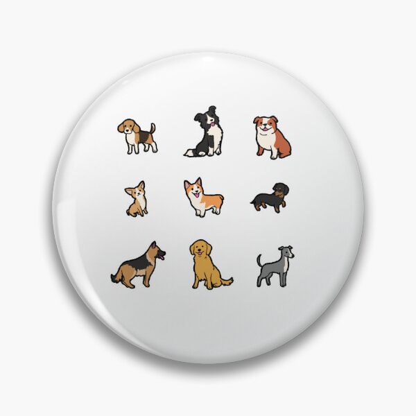 Item preview, Dog Breeds 1 Sticker designed and sold by ZhanetLyutskan.