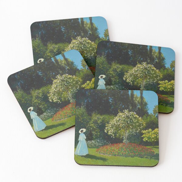 Item preview,   Claude Monet  Lady in the garden (1867) Painting,famous painting, designed and sold by Tamas Das.
