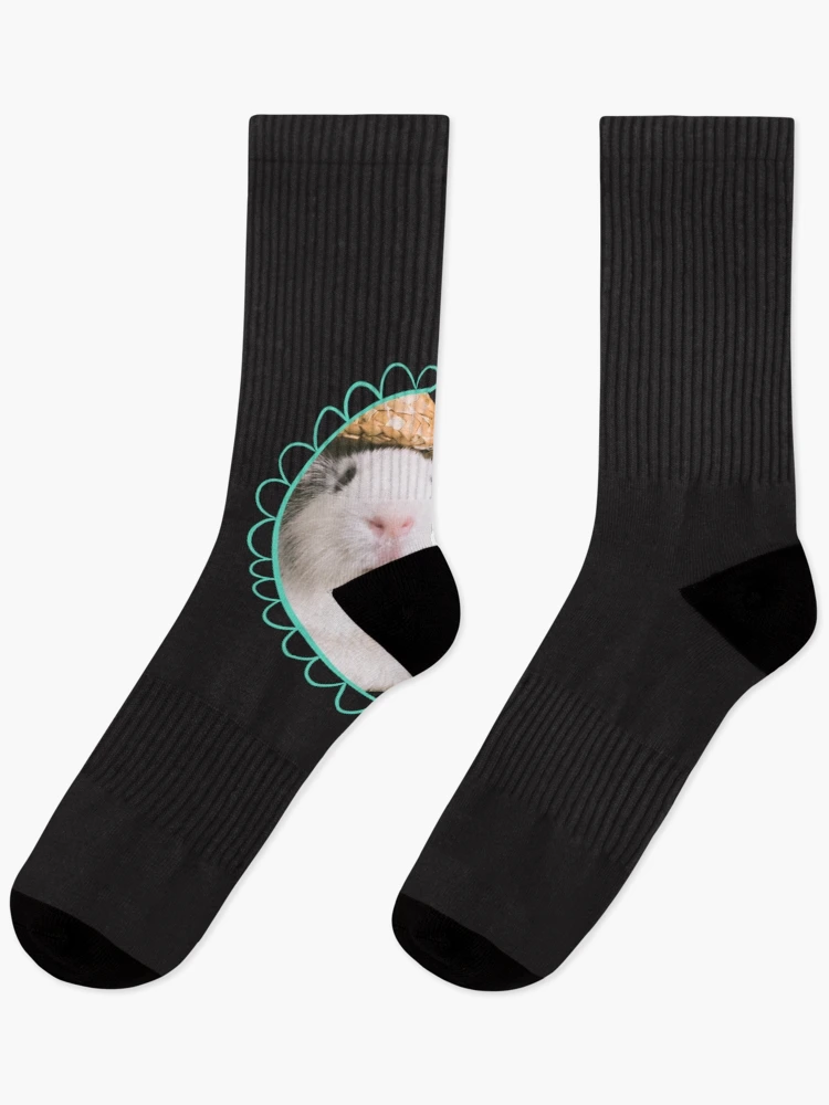Thumbnail 1 of 5, Socks, Flower Guinea Pig Sticker designed and sold by RikeMarroquin.