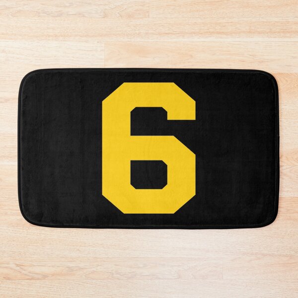 Item preview, Number 6, Yellow six, Sports number 6 designed and sold by TheCultStuff.