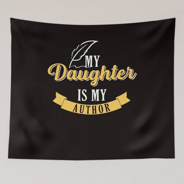 Item preview, Daughter Author Writer Bookworm Book Novelist Blogging Story designed and sold by TomGiantDesigns.