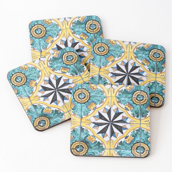 Item preview, Colorful Geometric Italian Tile designed and sold by NicoletaDesigns.