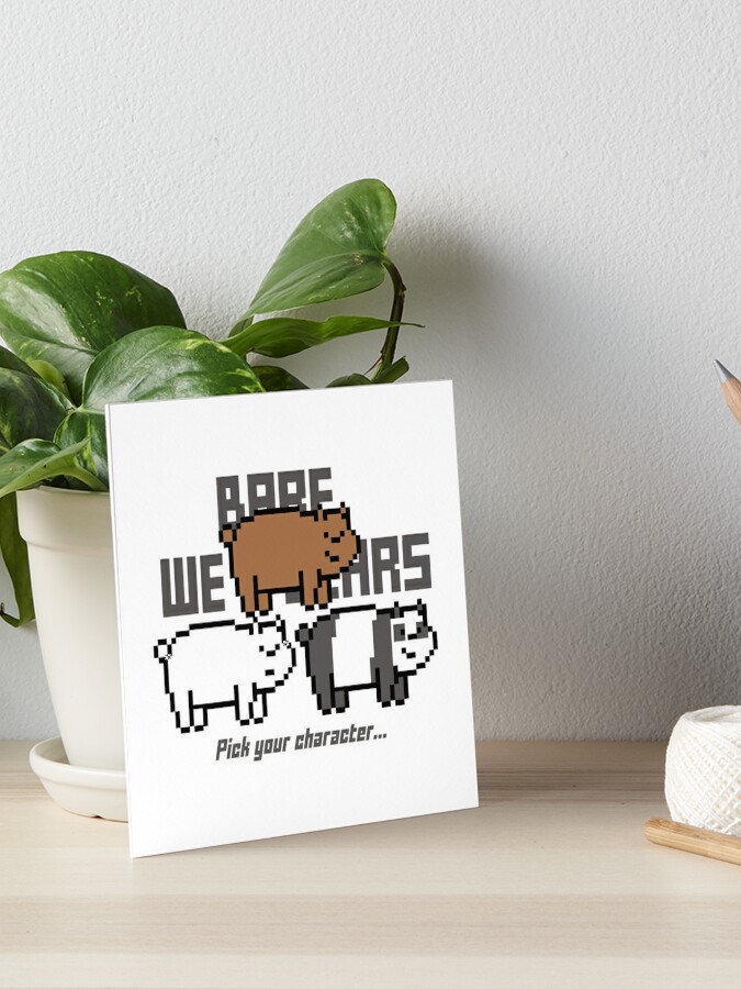 We Bare Bears - Paws Pattern Art Board Print for Sale by ValentinaHramov
