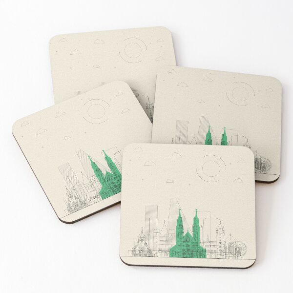 Item preview, Abstract City Posters: Basel, Switzerland designed and sold by A Deniz Akerman.