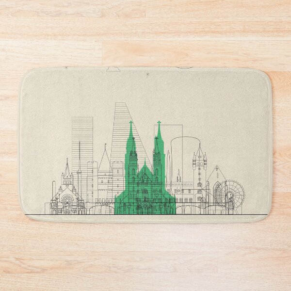 Item preview, Abstract City Posters: Basel, Switzerland designed and sold by A Deniz Akerman.