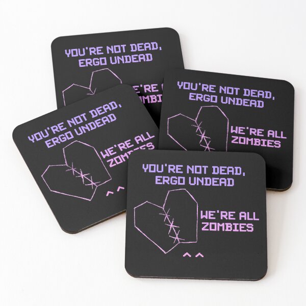 Item preview, We're All Zombies Stitched Coffins designed and sold by ErgoUndead.