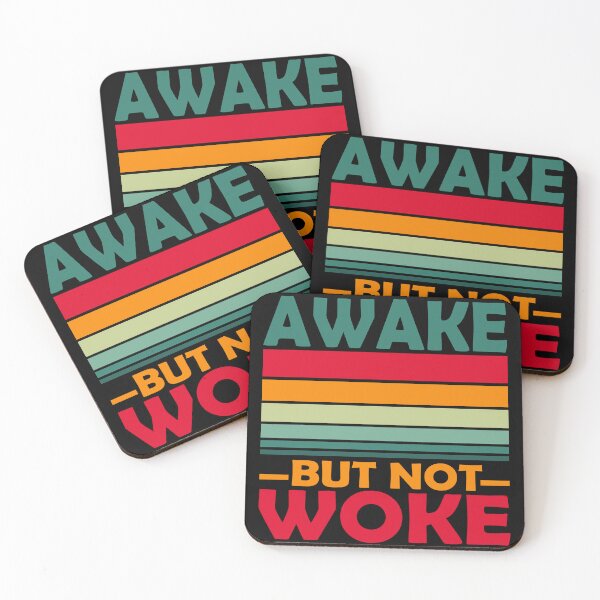 Item preview, awake but not woke designed and sold by Lily Art.