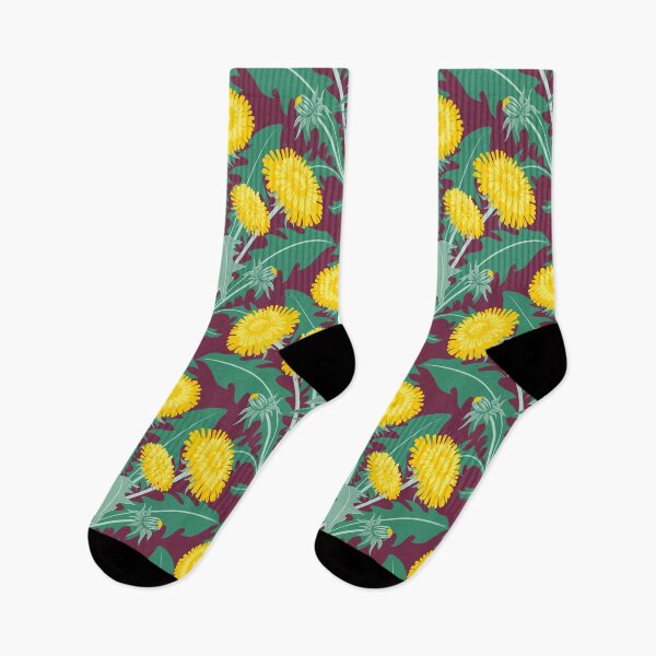 Item preview, Dandelions on bordo designed and sold by Irina Ivanova.