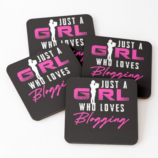 Item preview, Girl Who Loves Blogging Blogger Author Writer Travel Vlogger designed and sold by TomGiantDesigns.