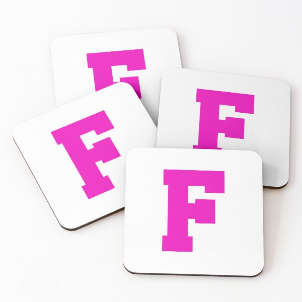 Item preview, Alphabet, Pink F, Sports letter F designed and sold by TheCultStuff.