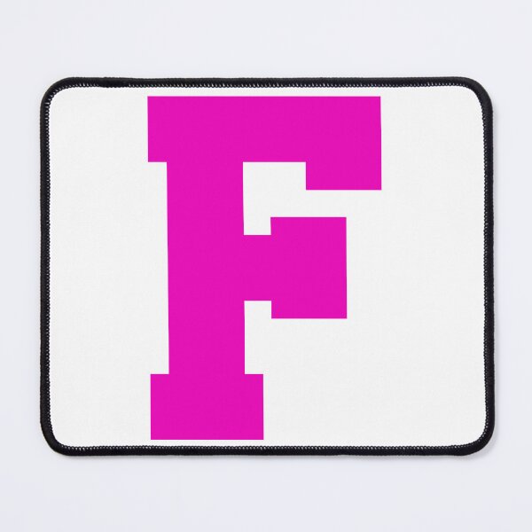 Item preview, Alphabet, Pink F, Sports letter F designed and sold by TheCultStuff.