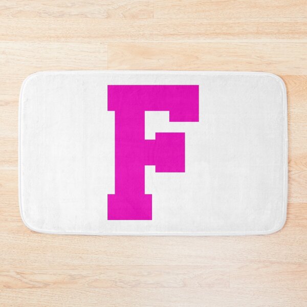 Item preview, Alphabet, Pink F, Sports letter F designed and sold by TheCultStuff.