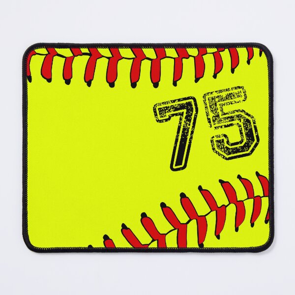 Item preview, Softball ball number 75, seventy five designed and sold by TheCultStuff.