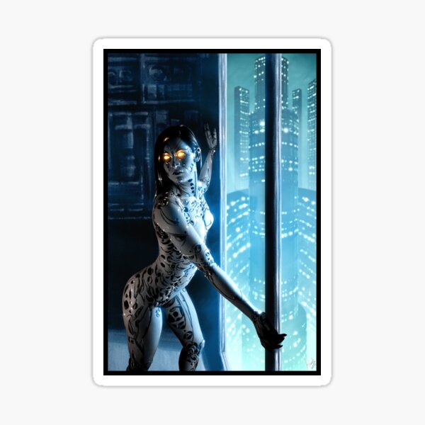 Cyberpunk Painting 046 Sticker