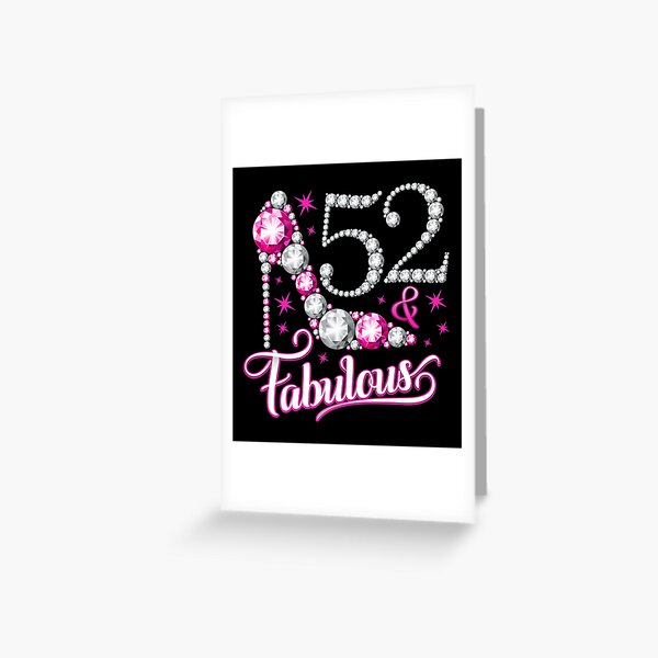 50th Birthday design. 50 & Fabulous lady’s design | Poster