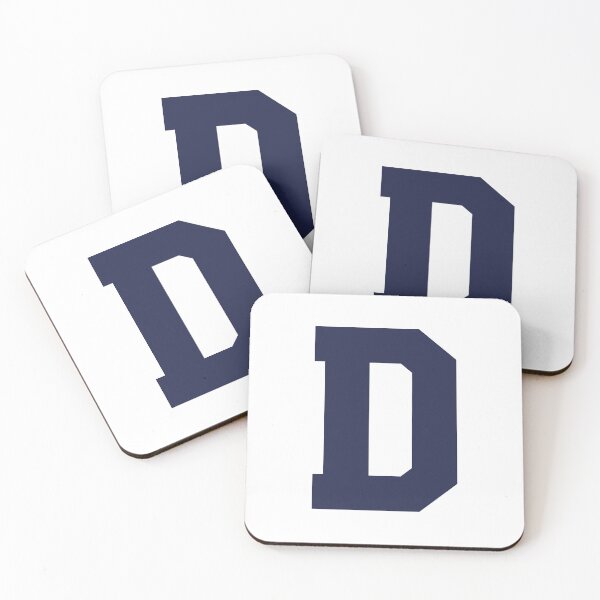 Item preview, Alphabet, Marine Blue D, Sports letter D designed and sold by TheCultStuff.