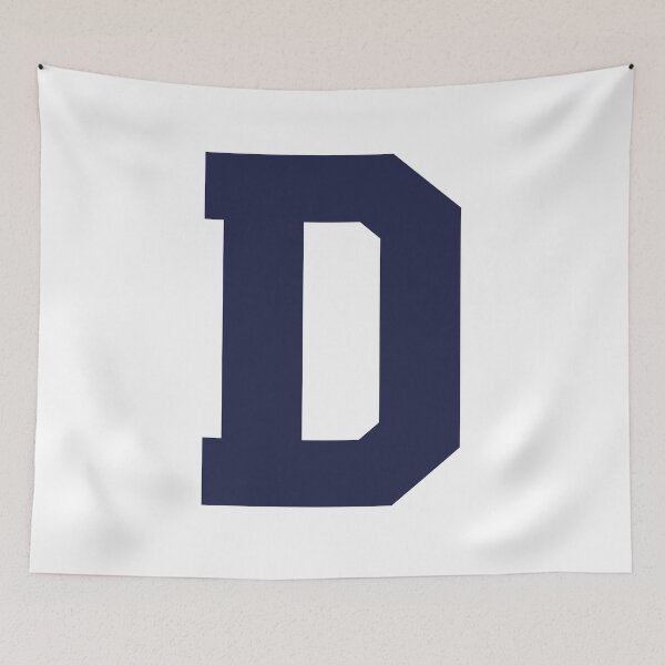 Item preview, Alphabet, Marine Blue D, Sports letter D designed and sold by TheCultStuff.