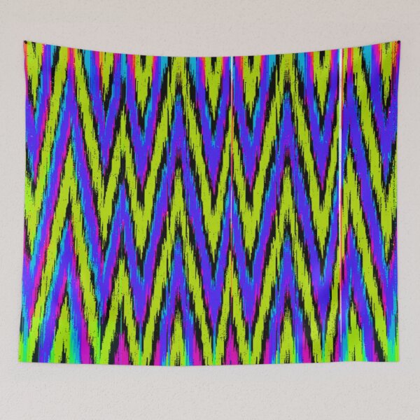 Item preview, Uzbek Ikat modern designs ikat patterns, Uzbek Ikat designs designed and sold by LeFabriqueOuz.