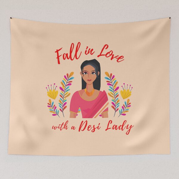 Item preview, Fall in Love with a Desi Lady designed and sold by SAVV-Y.