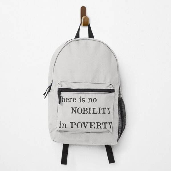 Item preview, there is no nobility in poverty designed and sold by captains-pride.