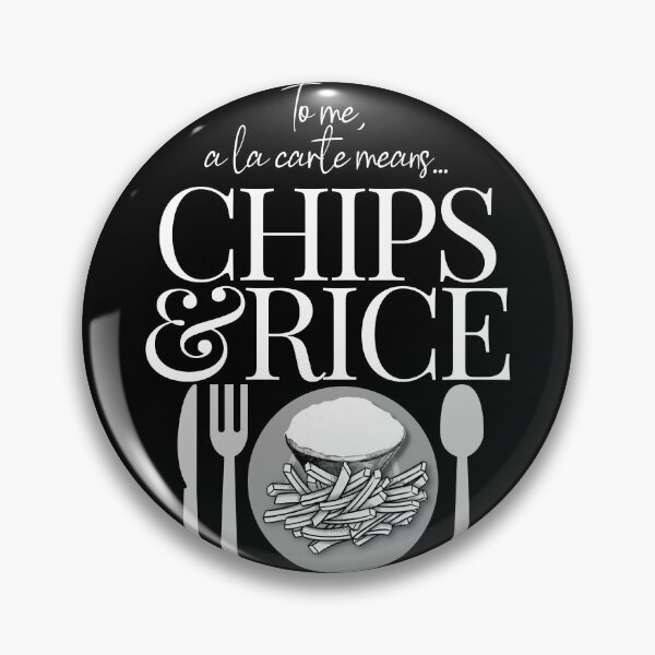 Item preview, To Me A La Carte means Chips and Rice designed and sold by 133DandC.