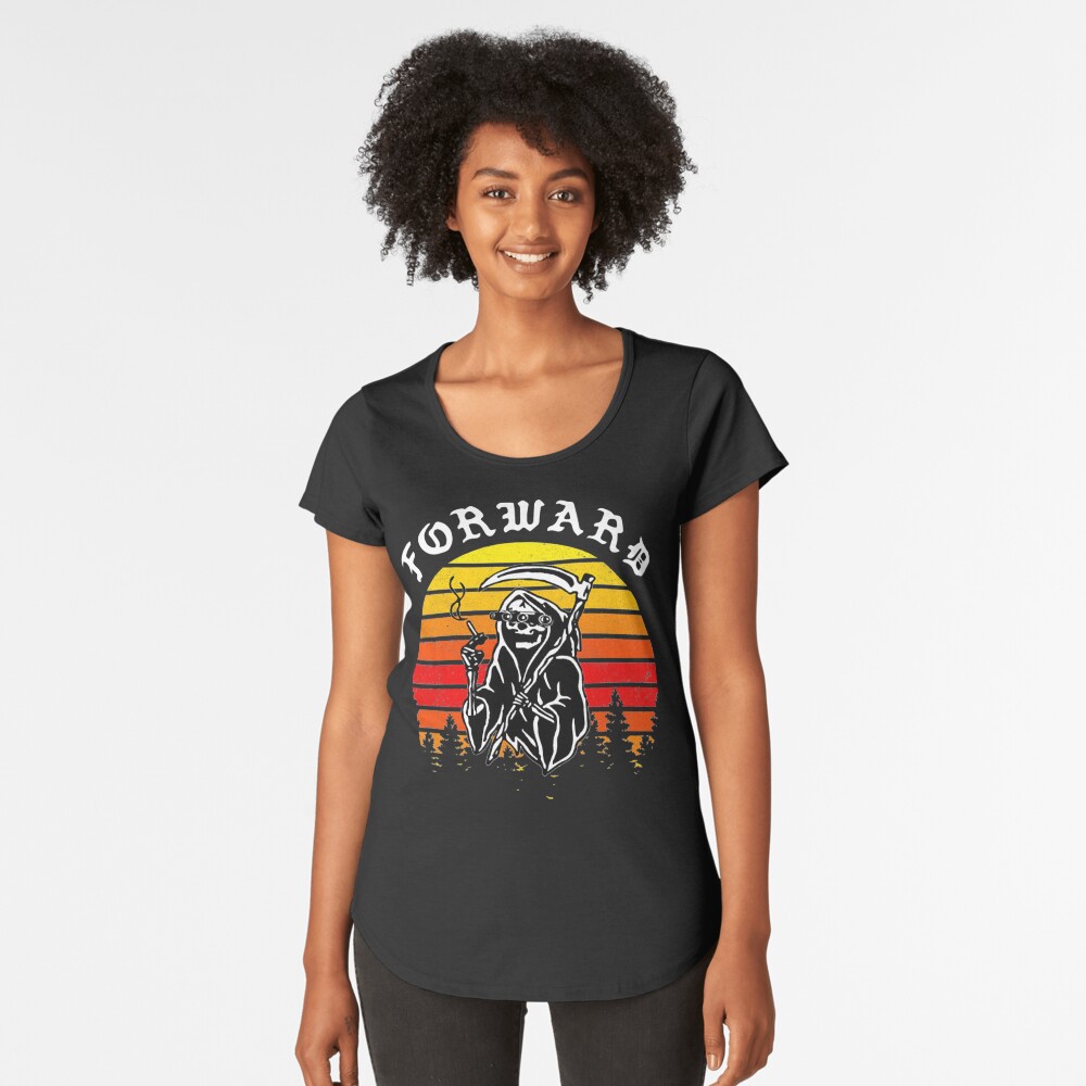 Vista previa del artículo con la obra «Camiseta premium de cuello ancho», diseñado y vendido por BattleTribe.