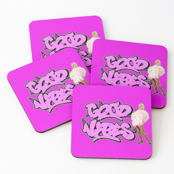 Item preview, PINK GOOD VIBES PINUP BY ESONE  designed and sold by GraffitiBomberZ.