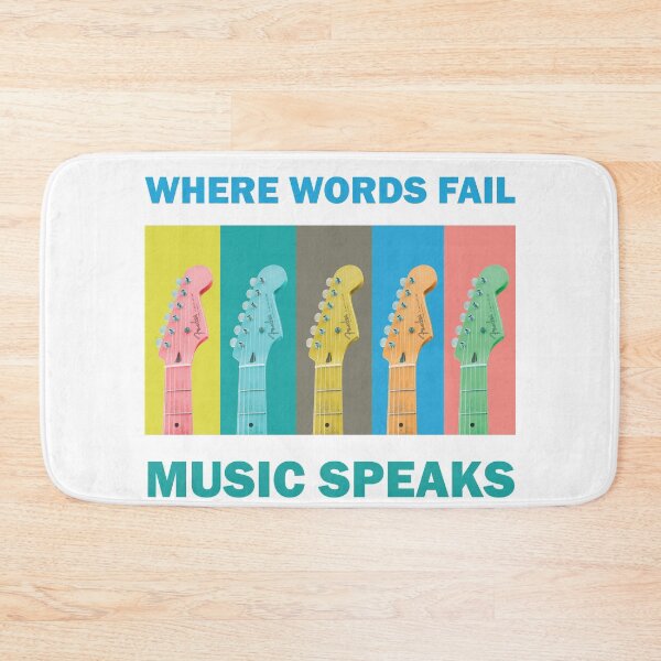 Item preview, Where Words Fail Music Speaks designed and sold by beefrancky.