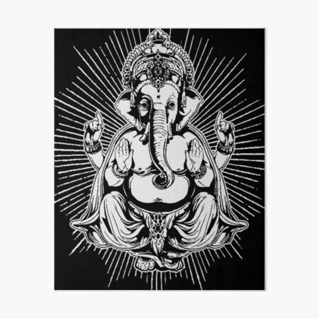 Ganesha Art Print by Dark Horse Bailey | Society6