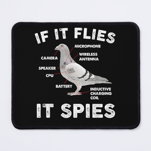 Item preview, If It Flies It Spies Pigeon Anatomy Bird Aren't Real designed and sold by TimotjyDaughe.
