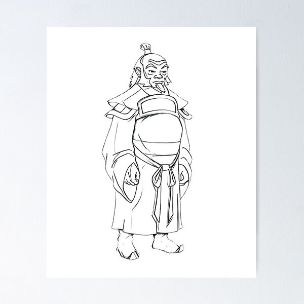Poster of the avatar uncle iroh Poster