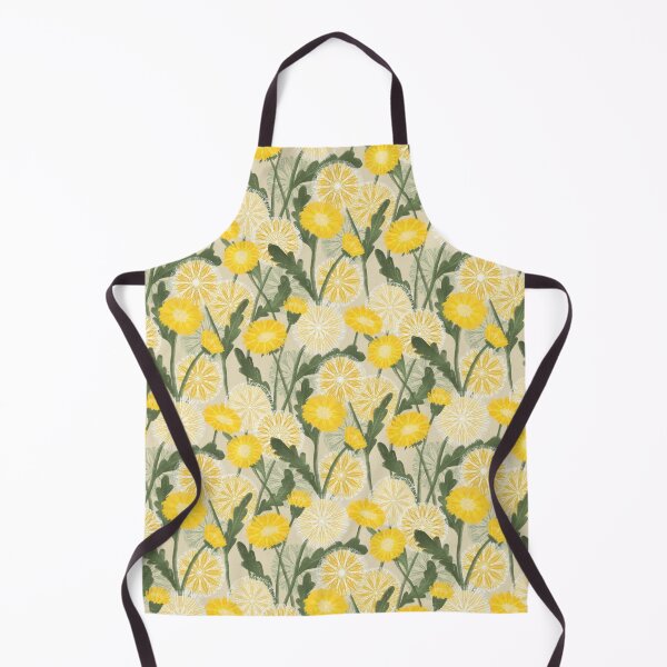 Item preview, Lacy Olive Green and Golden Yellow Dandelion Weeds designed and sold by MilaMooDesigns.