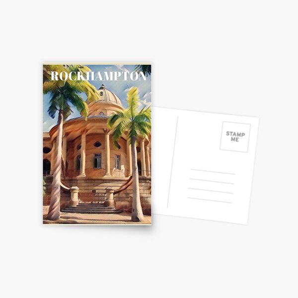 Aperçu de l'œuvre Voyages d'inspiration vintage à Rockhampton créée et vendue par Quoteeble.