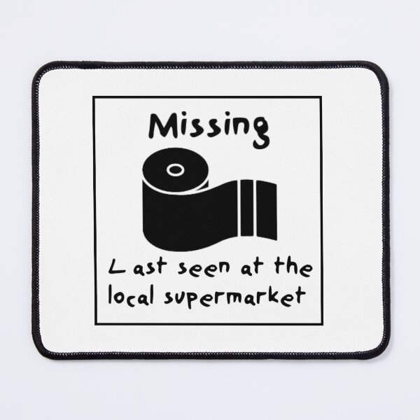 Item preview, Toilet paper missing - social designed and sold by OurShop00.
