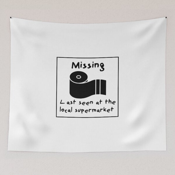 Item preview, Toilet paper missing - social  designed and sold by OurShop00.