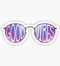 Good Vibes Sunglasses Sticker