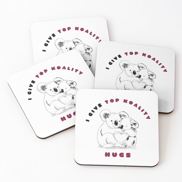 Item preview, I GIVE TOP KOALITY HUGS - cute koalas hugging designed and sold by MiKy1997.