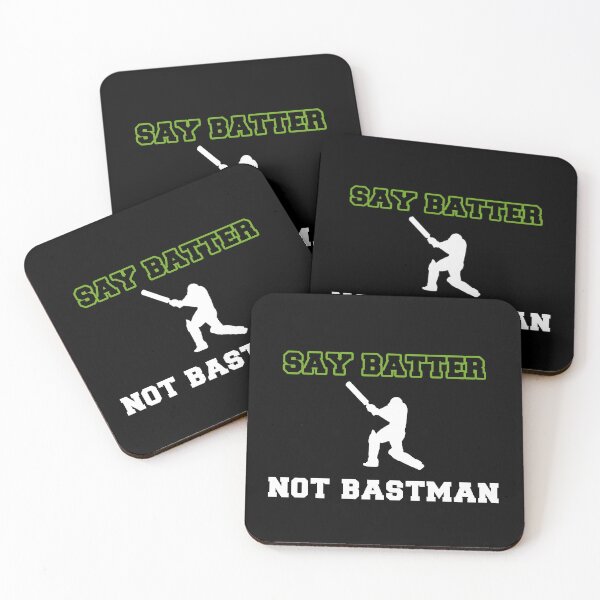 Item preview, say batter not batsman funny cricket fans designed and sold by kimart18.