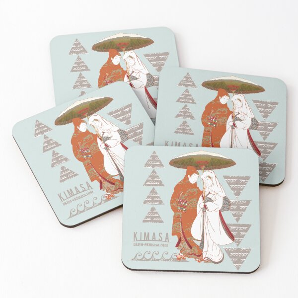 Item preview, Men and women in kimono designed and sold by UkiyoeKIMASA.
